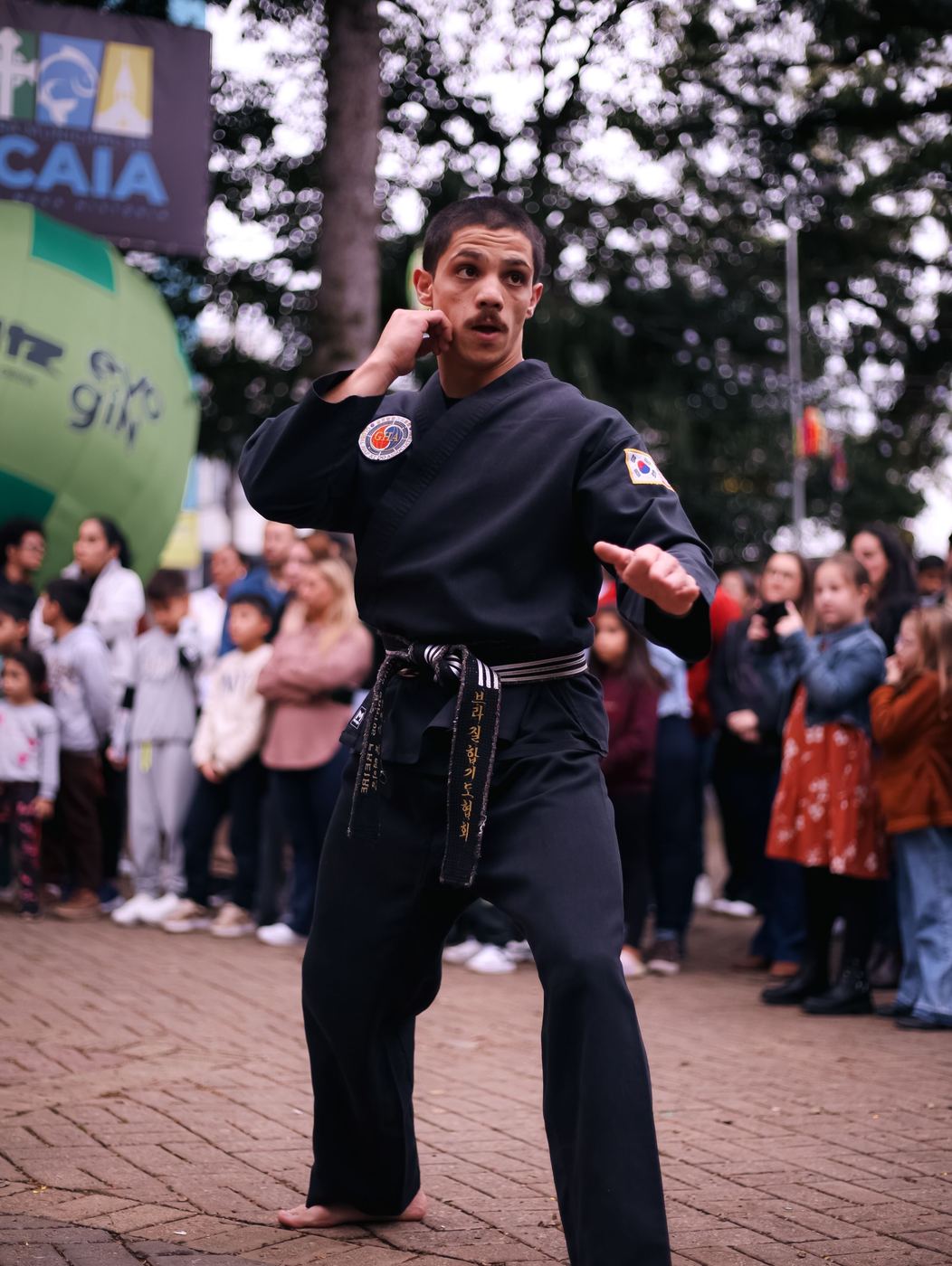 Apresentação pública de Hapkido do IBH em Piracaia-SP