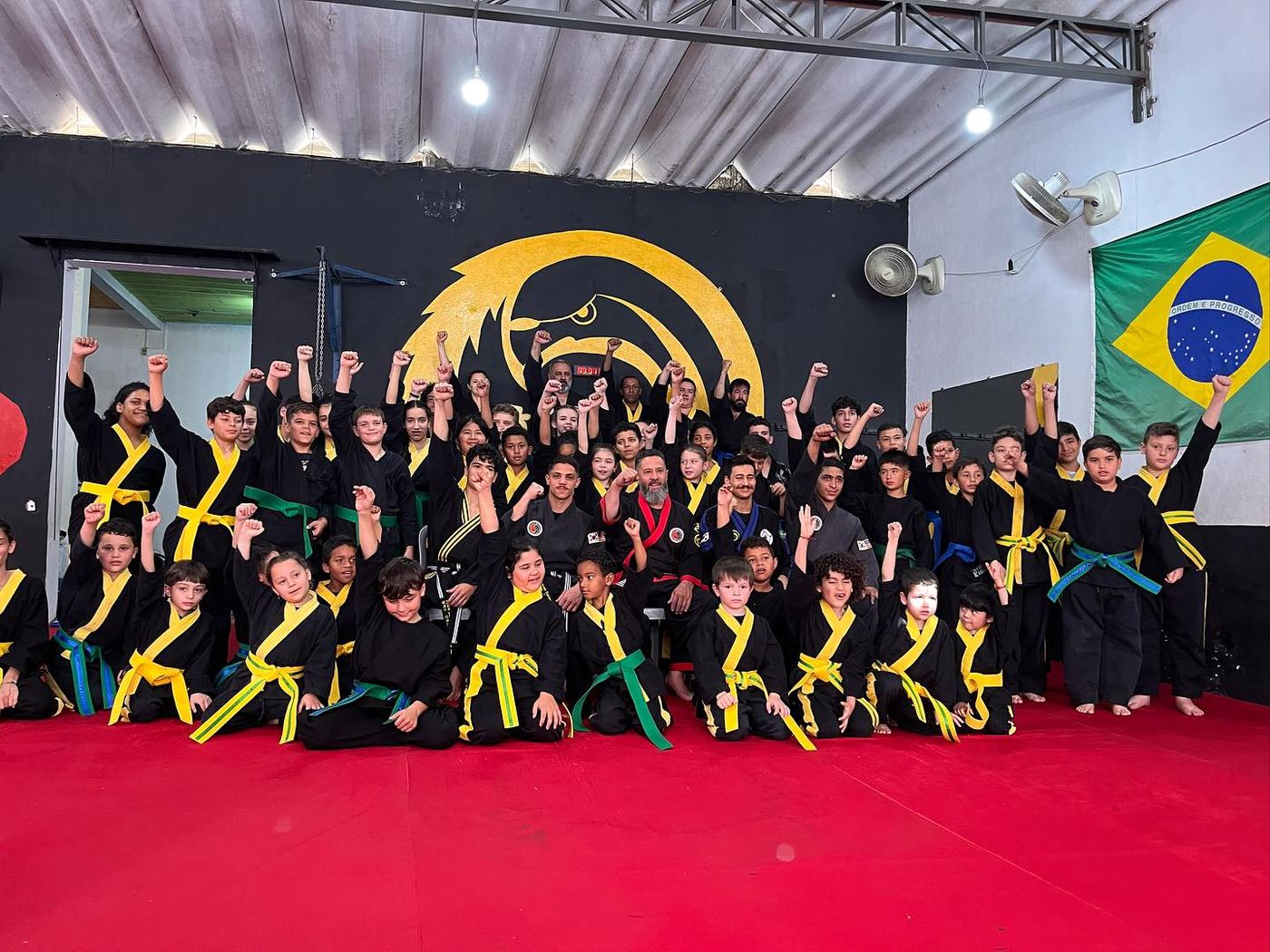 Dojang do Instituto Brasileiro de Hapkido em Piracaia-SP