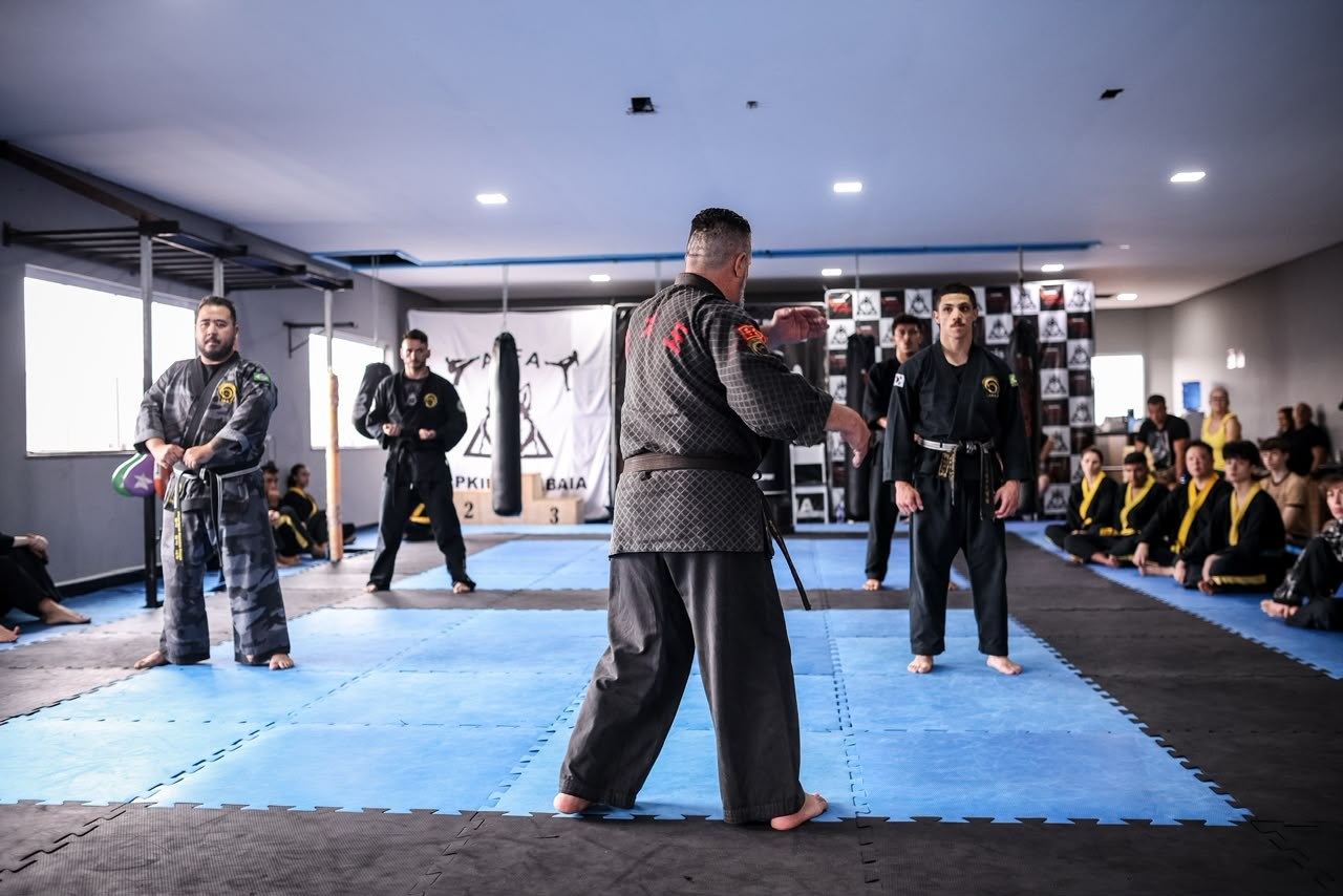 Seminário de treino em grupo do Instituto Brasileiro de Hapkido